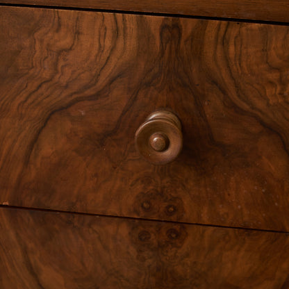 アンティーク ウォールナット材 両袖デスク