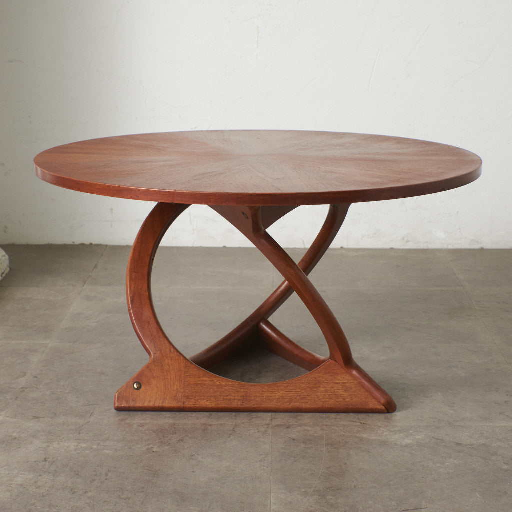 デンマーク製 ラウンドコーヒーテーブル