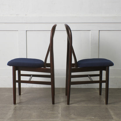 ダイニングチェア 2脚セット / 張替済