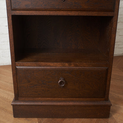 クラシック オーク材 サイドキャビネット