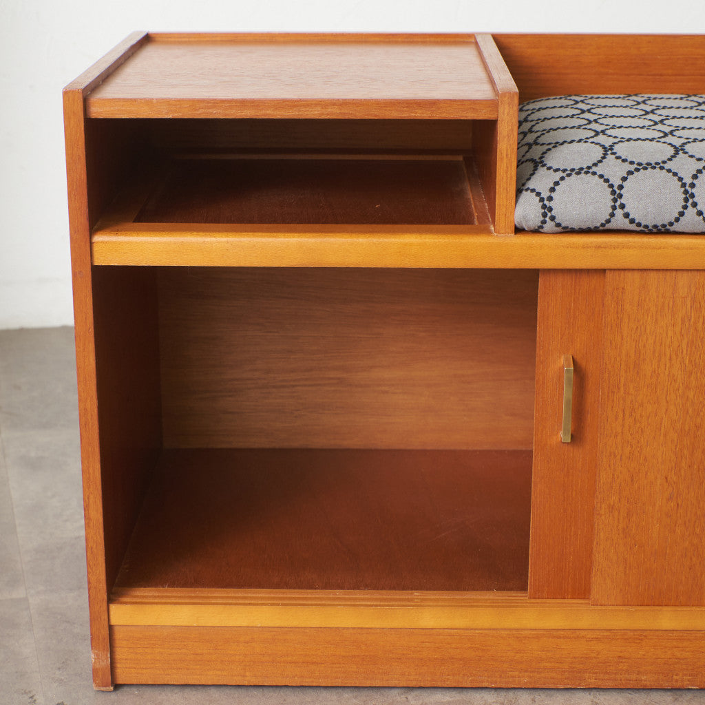 ヴィンテージ テレフォンベンチ / 張替済