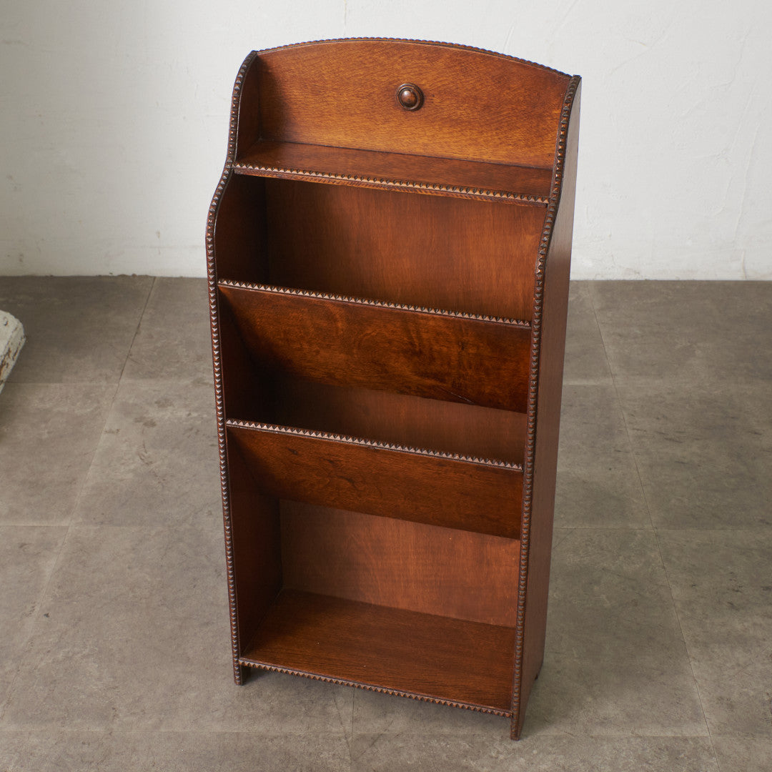 英国アンティーク マガジンラック