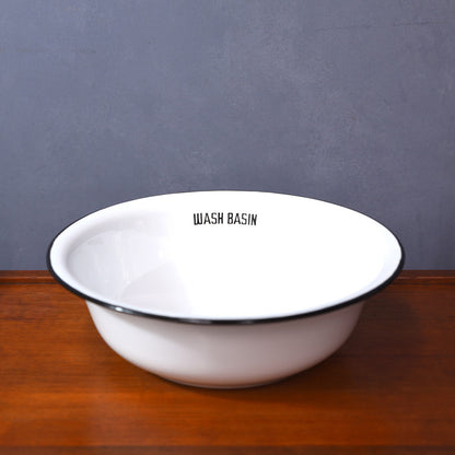 シンプル ホーロー ウォッシュベイシン