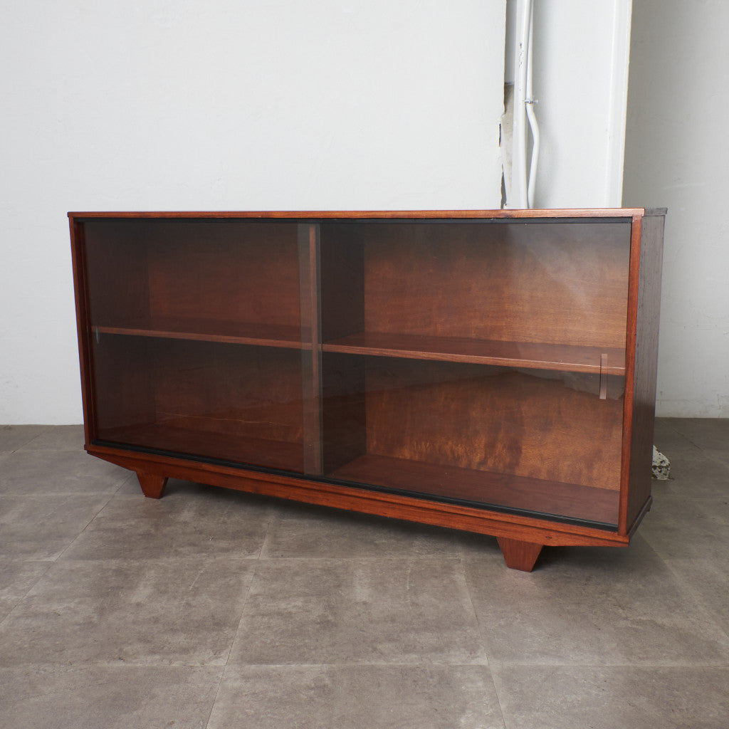 英国ヴィンテージ ナローブックケース