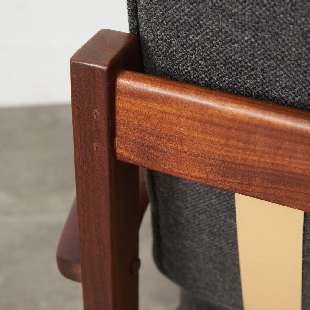 イギリスヴィンテージ アームチェア / 張替済