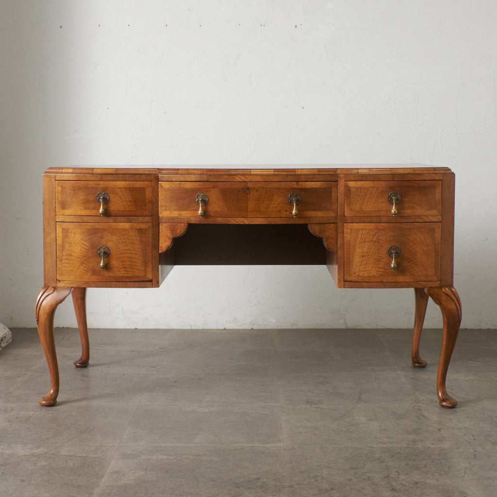 英国アンティーク 両袖デスク