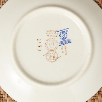 ポーリッシュポタリー プレート アヒル 17cm