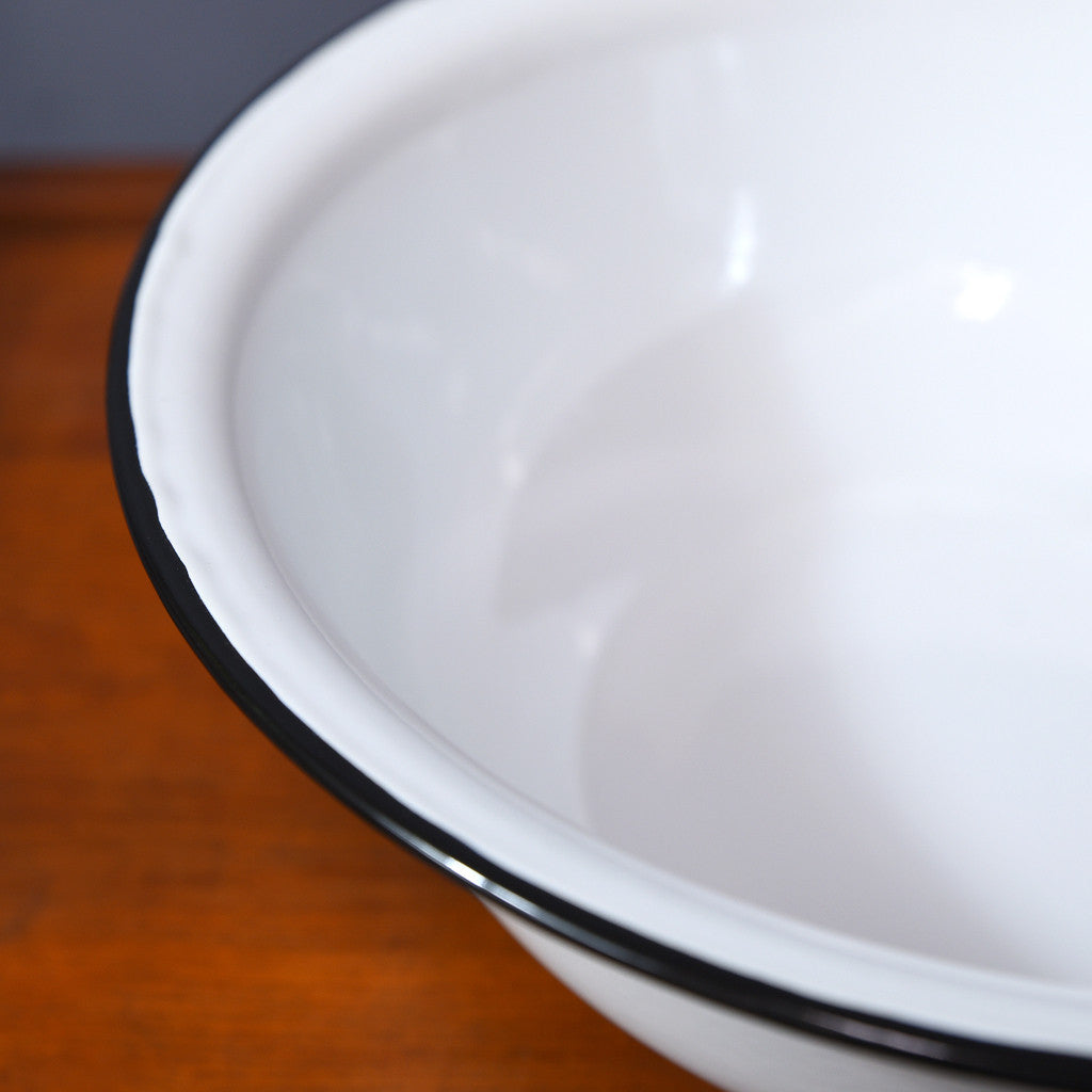 シンプル ホーロー ウォッシュベイシン