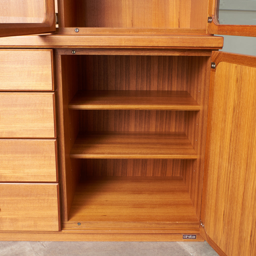 ヴィンテージ チーク材 カップボード