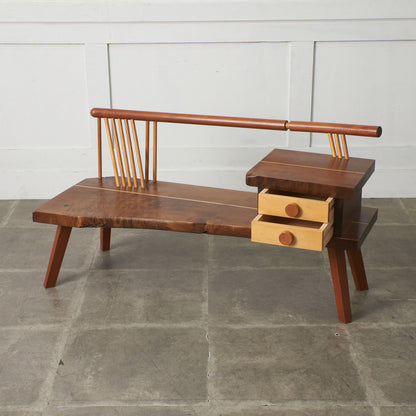 作家物 無垢材 ベンチ