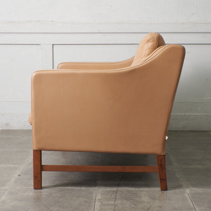 ETON 本革張り 2人掛けソファ