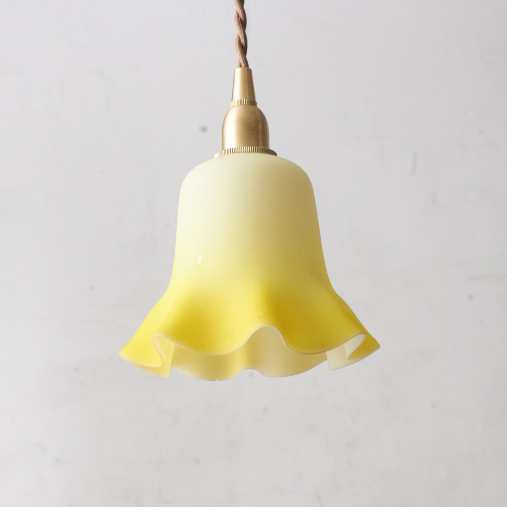 西欧アンティーク ガラスシェード ペンダントライト｜rocca rocca