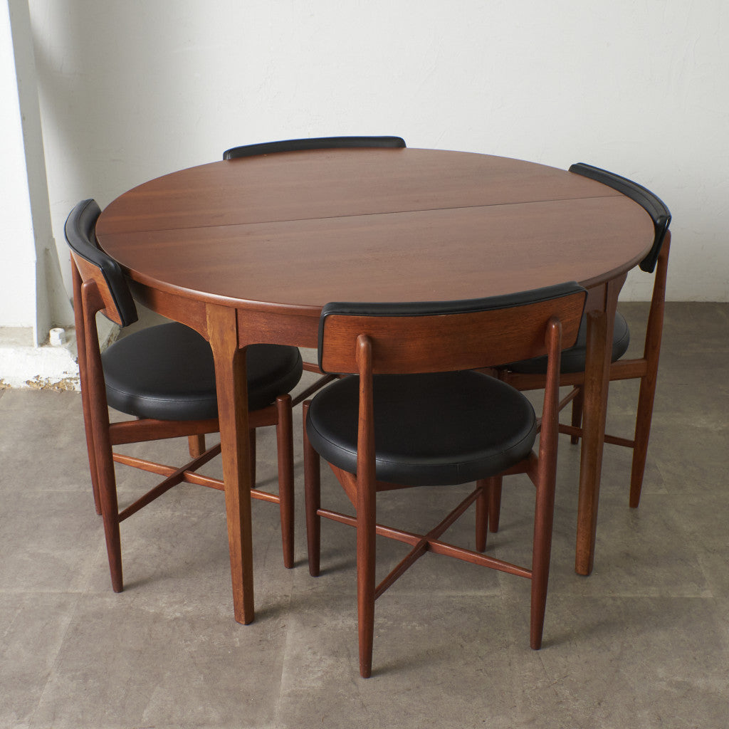 エクステンション ラウンド ダイニングテーブル