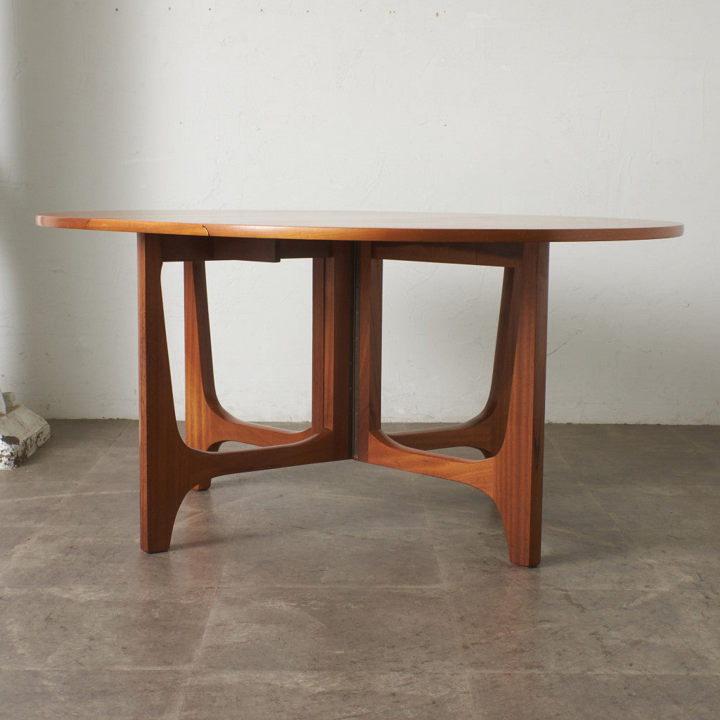 ドロップリーフゲートレッグテーブル