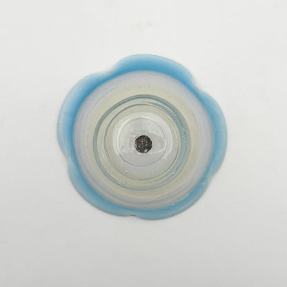 年代物 氷ガラス ボウル