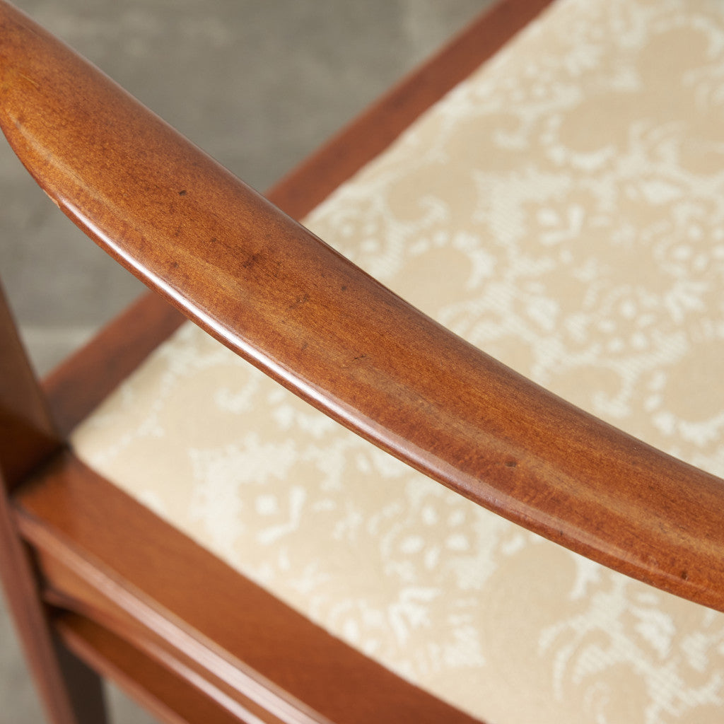 アールヌーボー ハイバック アームチェア / 張替済