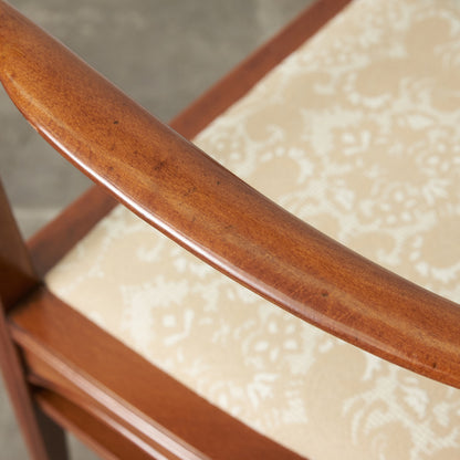 アールヌーボー ハイバック アームチェア / 張替済