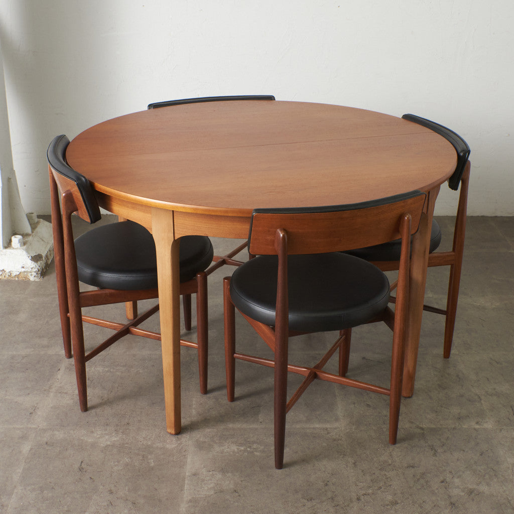 エクステンション ラウンド ダイニングテーブル