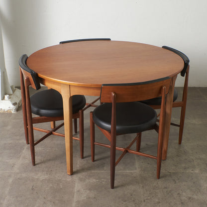 エクステンション ラウンド ダイニングテーブル