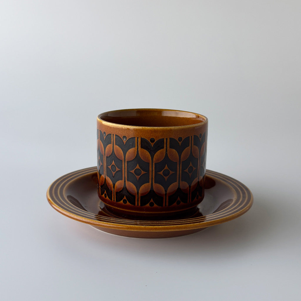 HEIRLOOM エアルーム カップ&ソーサー Autumn brown