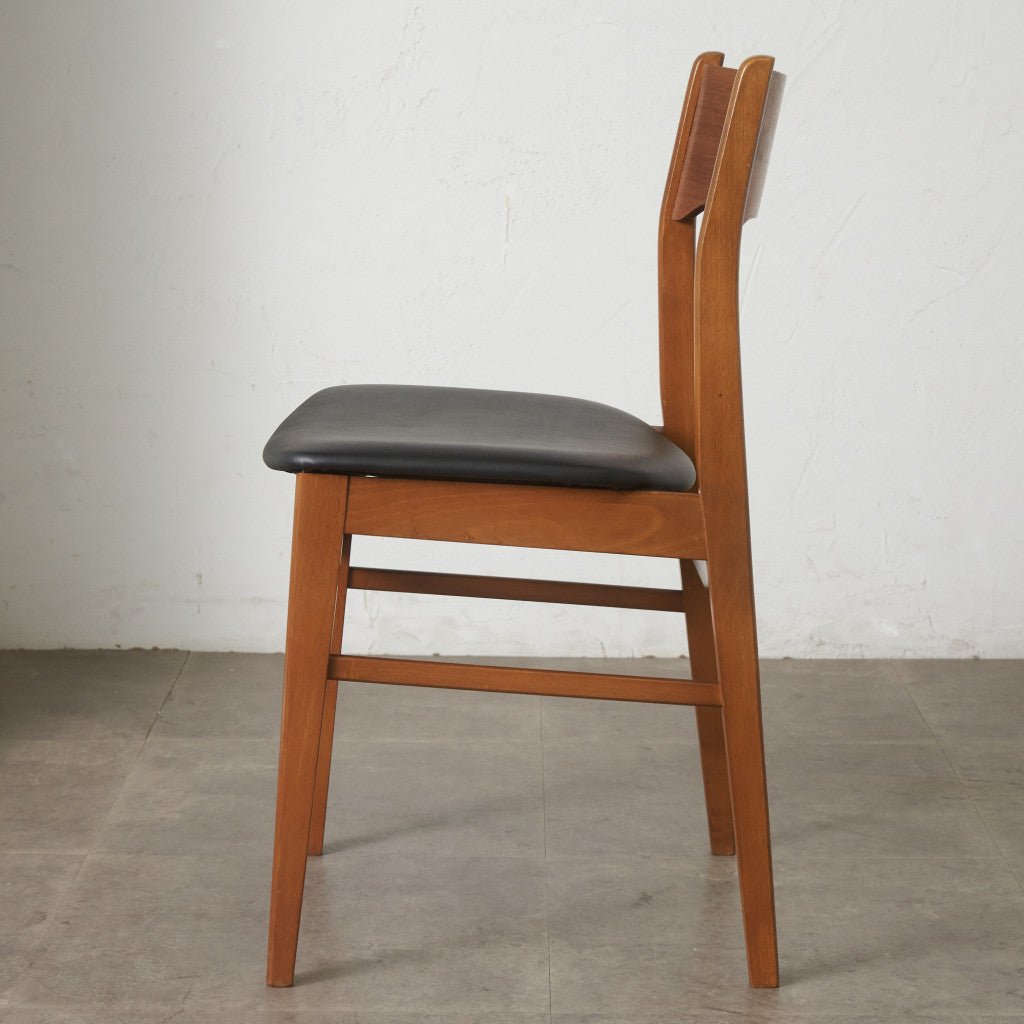 英国ヴィンテージ ダイニングチェア / 張替済