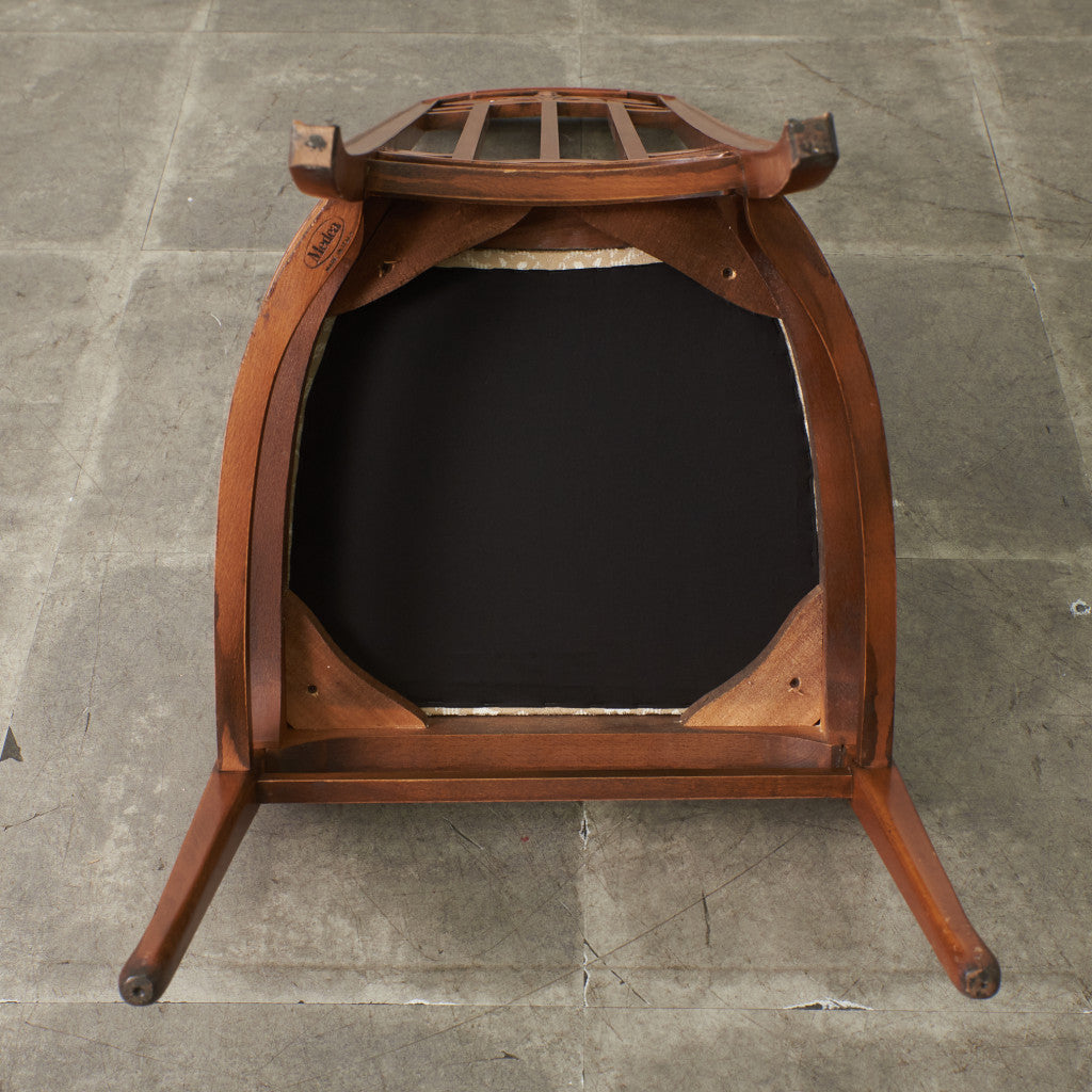 アールヌーボー ハイバックチェア / 張替済