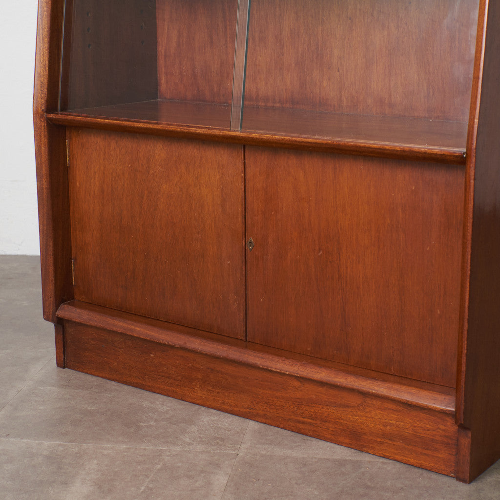 英国ヴィンテージ ガラスキャビネット