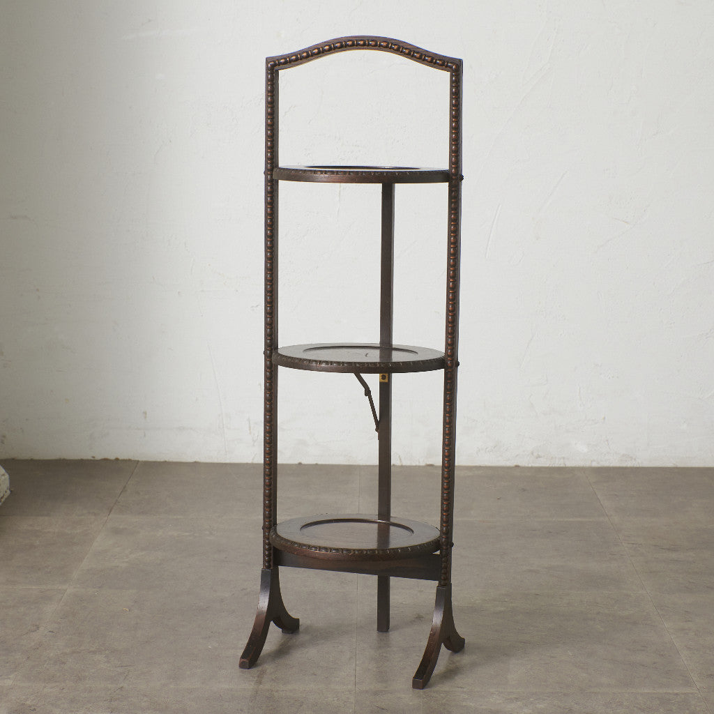 英国アンティーク 折畳み式 ケーキスタンド