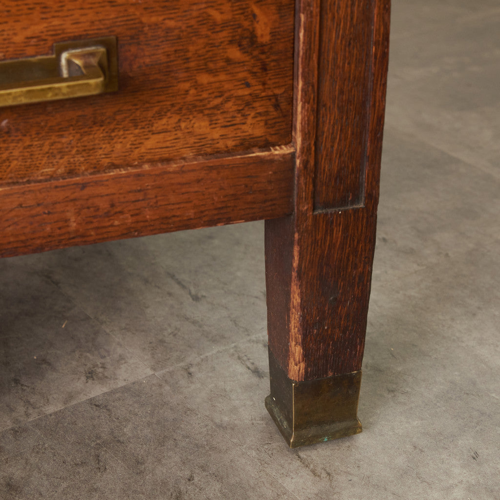 英国アンティーク 両袖デスク