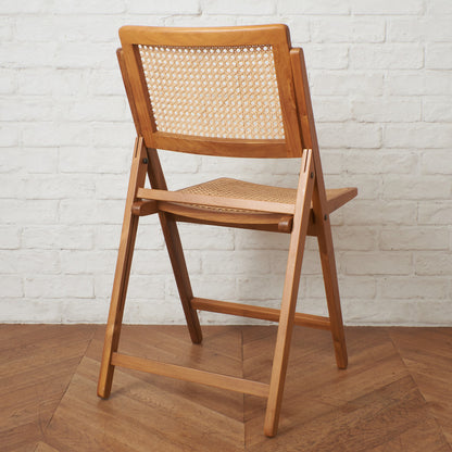 ラタン編み フォールディングチェア
