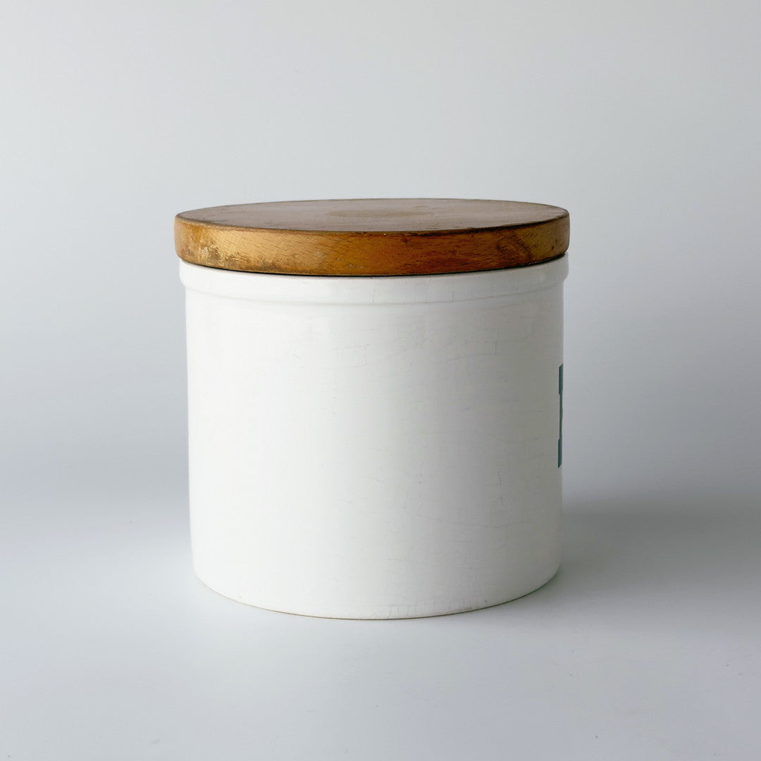 ⭐︎イギリスアンティークFLour 蓋付きキャニスター⭐︎