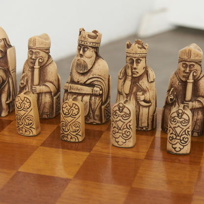 英国ヴィンテージ チェス駒付き チェスサイドテーブル