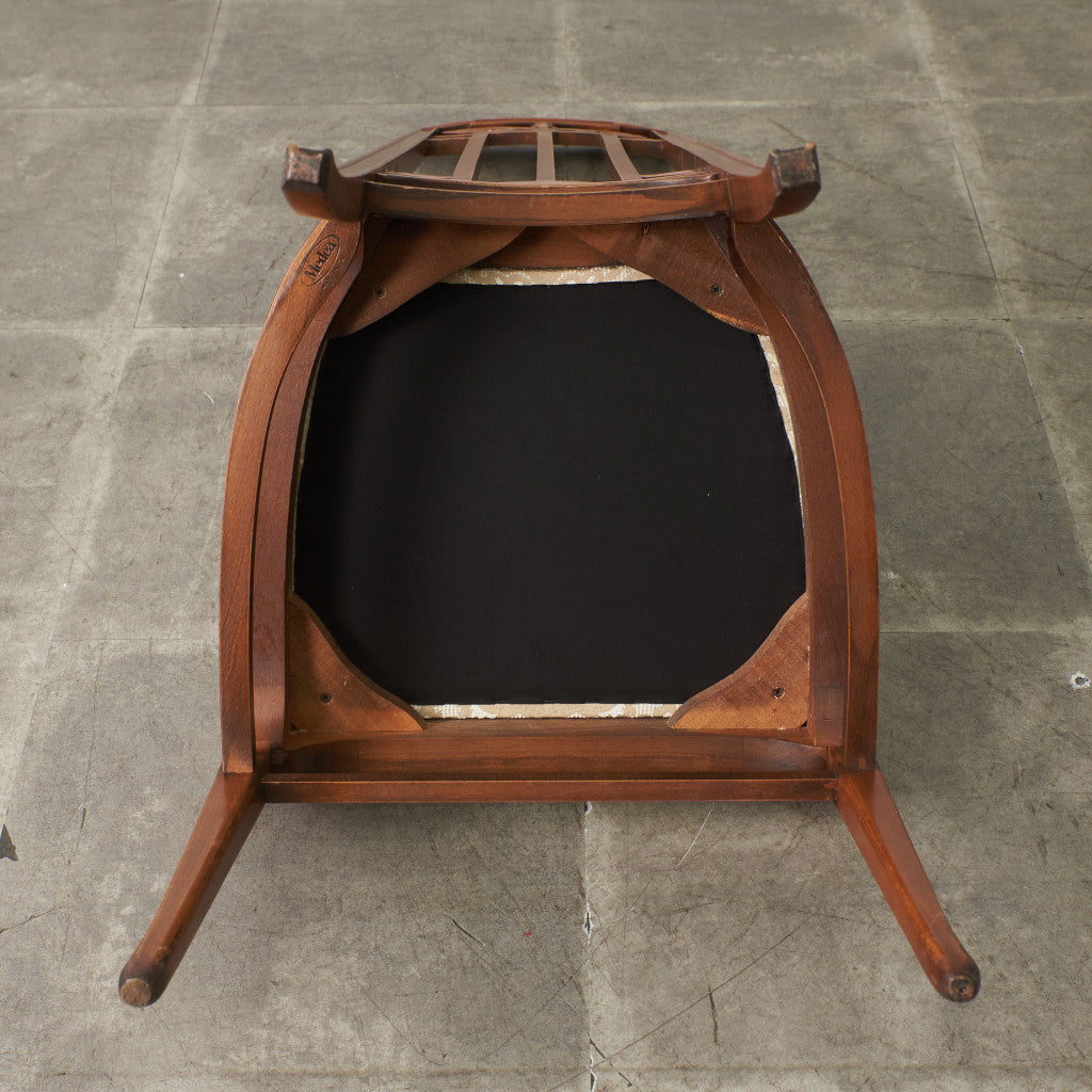 アールヌーボー ハイバックチェア / 張替済