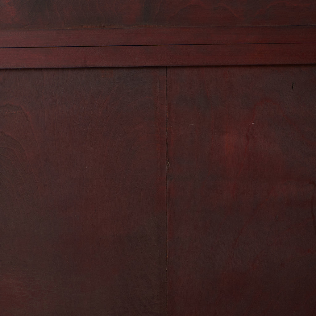 アンティーク ストリップド加工 ガラスキャビネット