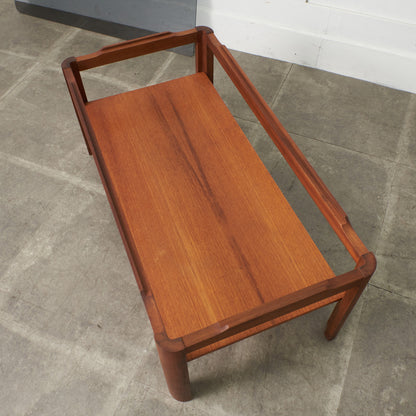 ヴィンテージ スモークガラストップ コーヒーテーブル