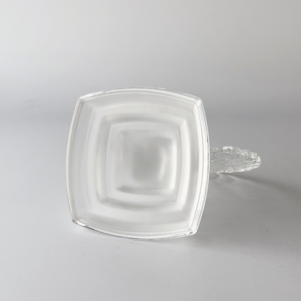 クリスタルガラス 孔雀のオブジェ