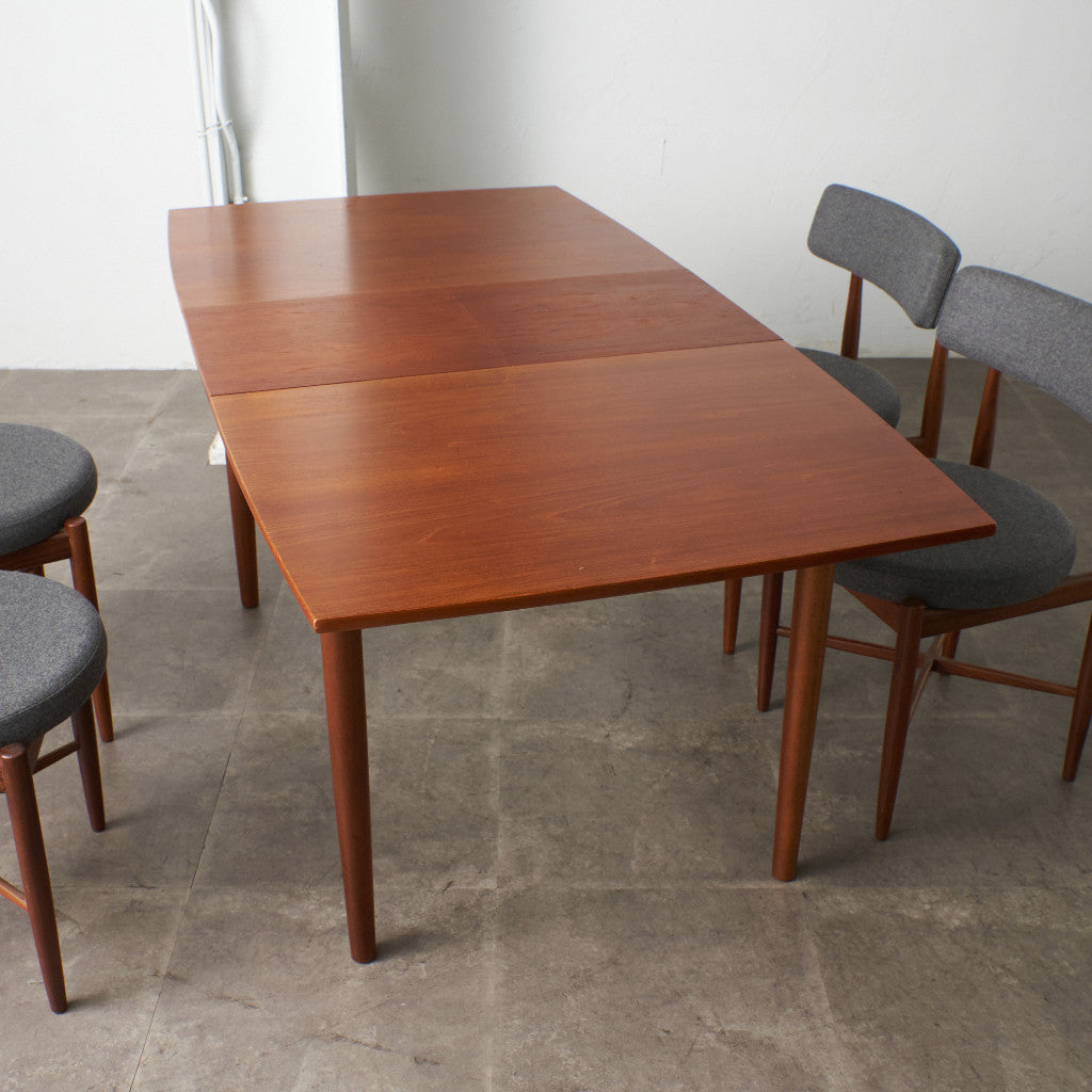 デンマークヴィンテージ ドローリーフテーブル