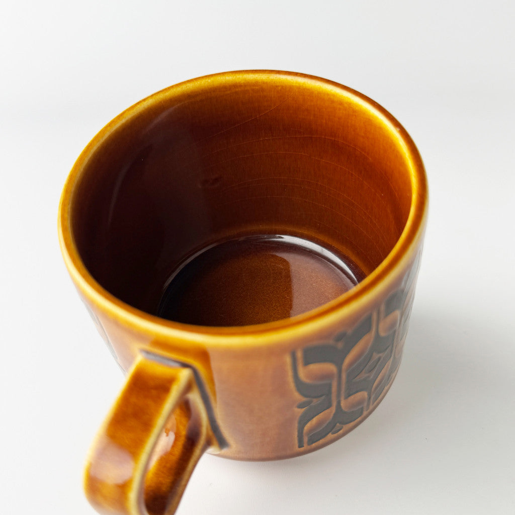 HEIRLOOM エアルーム カップ&ソーサー Autumn brown