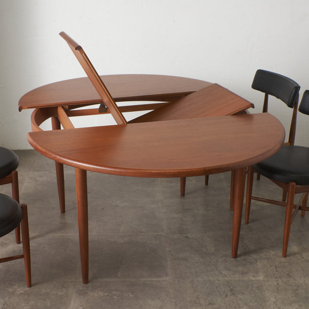 エクステンション ラウンドダイニングテーブル