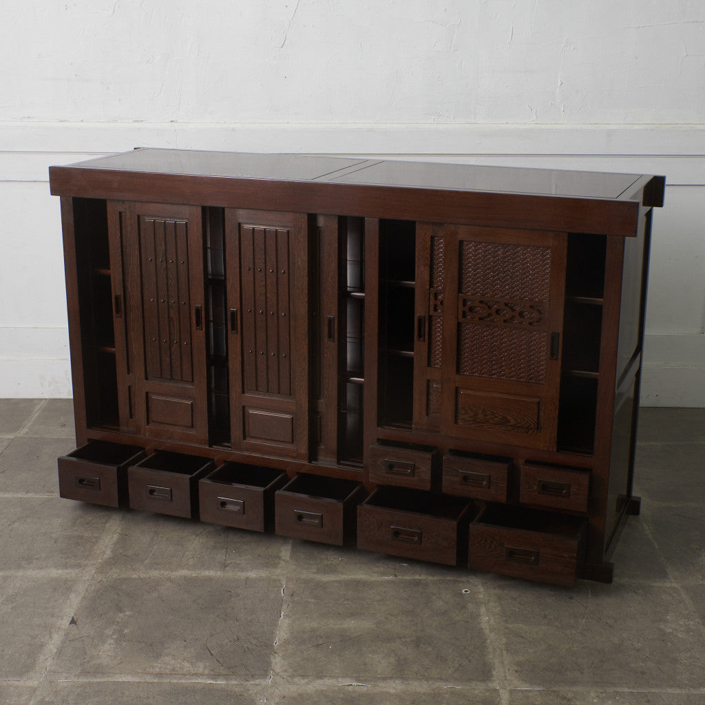 鉄刀木 水屋箪笥