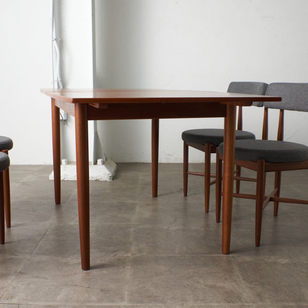 デンマークヴィンテージ ドローリーフテーブル