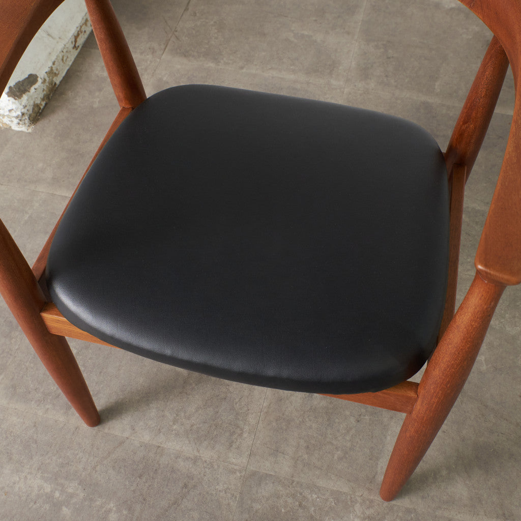 北欧スタイル ヴィンテージ アームチェア / 張替済