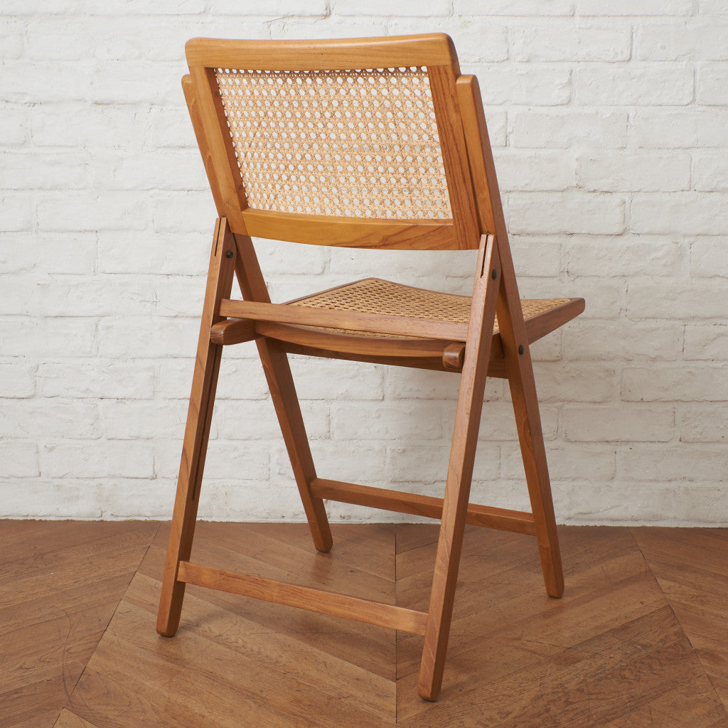 ラタン編み フォールディングチェア