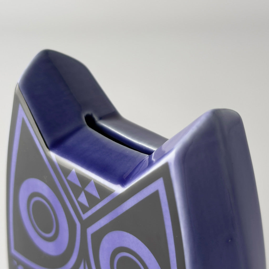 Hornsea Owl Moneybox Blue