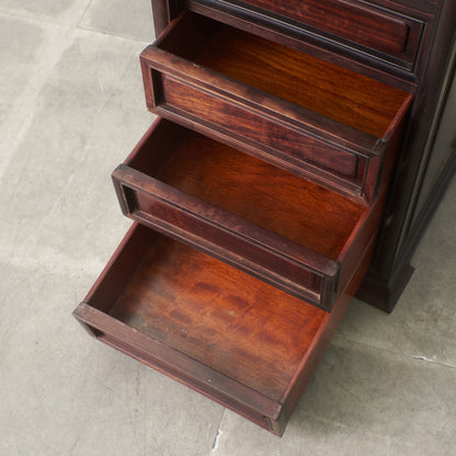 唐木 蛇腹扉 花梨材チェスト