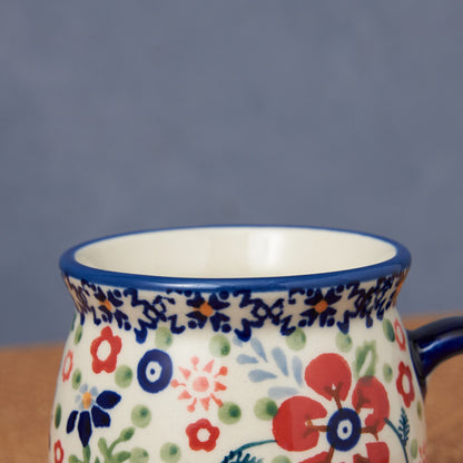 ポーリッシュポタリー マグカップ レッド