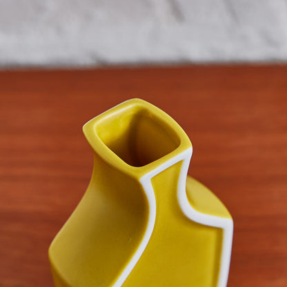 ふちどりフラワーベース からしマット