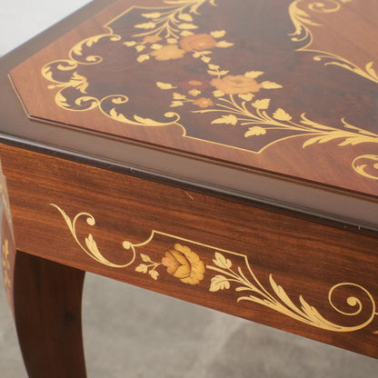 イタリアクラシック ゲームテーブル&チェア 5点セット