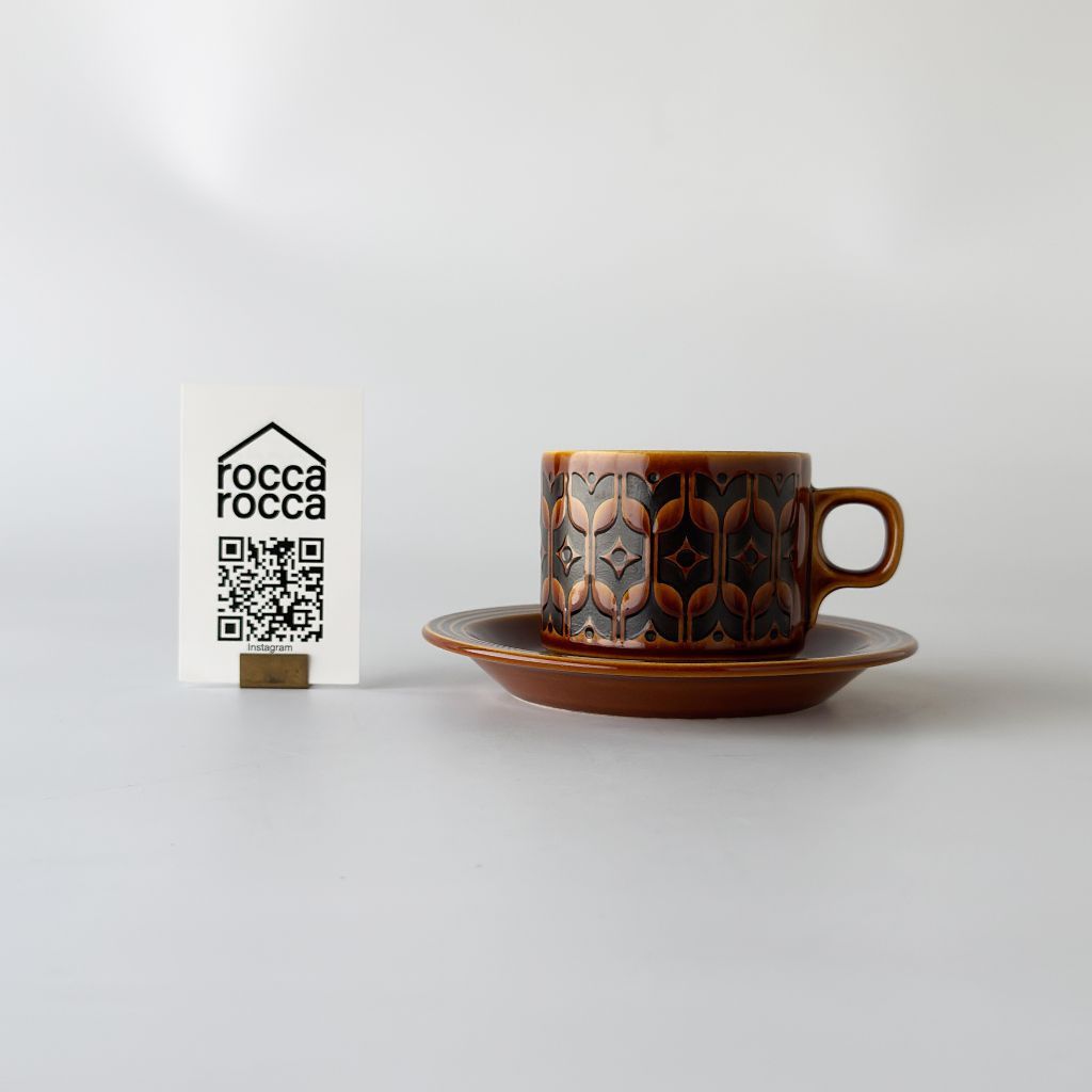 Heirloom エアルーム カップ＆ソーサー Autumn brown