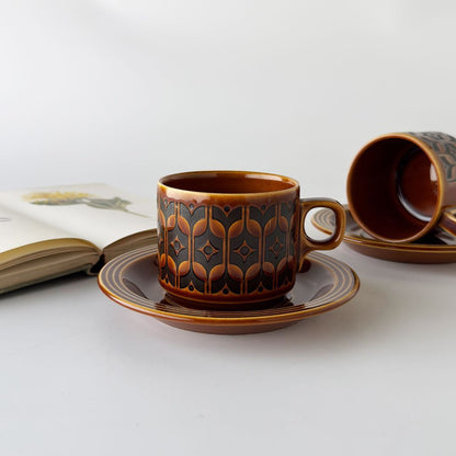 Heirloom エアルーム カップ＆ソーサー Autumn brown
